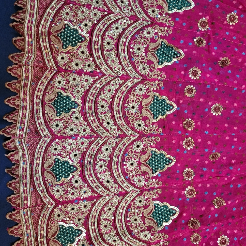 Embellished Semi Stitched Suit - Picture 8 of 8